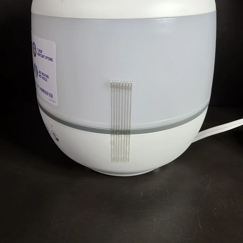 Homedics TotalComfort Cool Mist Ultrasonic Table Top Humidifier - White New Open